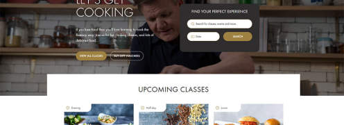 Gordon Ramsay Academy website screenshot